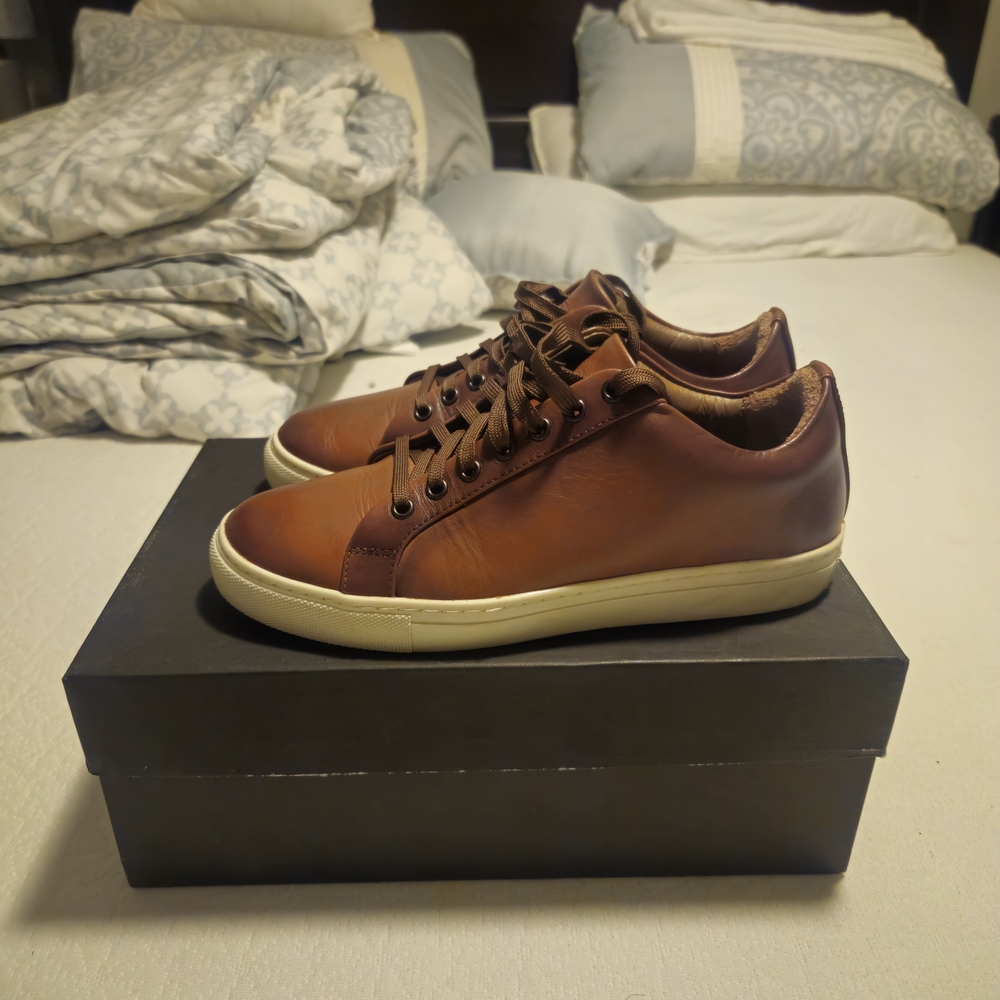 Men’s Thursday Premier Low-Top Sneakers, Toffee, 7.5 - Picture 2 of 5